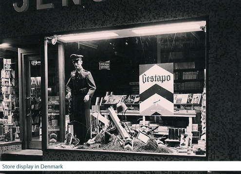 Store display in Denmark