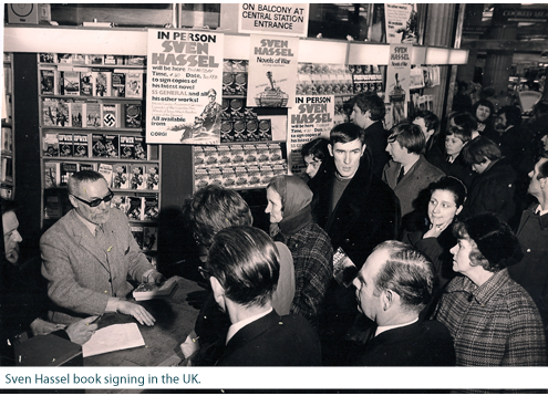 Sven Hassel book signing in the UK.