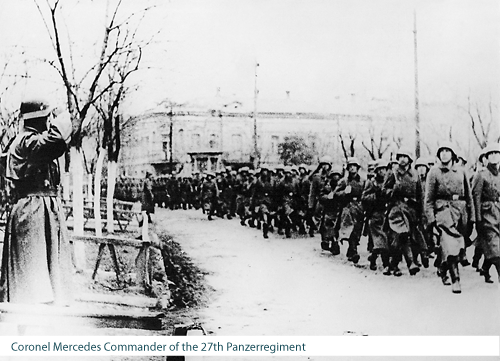 Coronel Mercedes Commander of the 27th Panzerregiment.